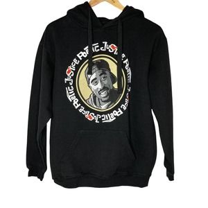 Philcos Poetic Justice Tupac Shakur Hoodie Fleece Sweatshirt Size Medium